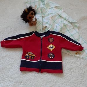 Small Steps Babies Vintage Red Jacket Size 12M
